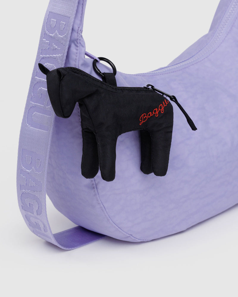 BAGGU  Horse Charm - Black