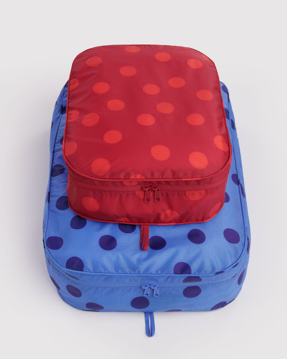 BAGGU New Arrivals Large Packing Cube Set - Polka Dot Mix
