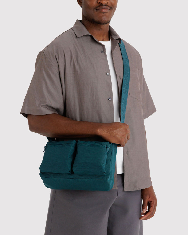 BAGGU  Medium Cargo Crossbody - Deep Sea