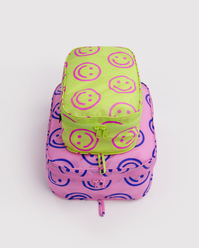 BAGGU  Packing Cube Set - Bright Happy Mix