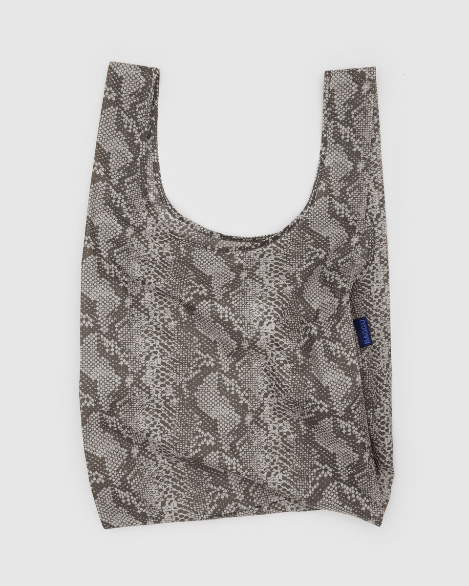 BAGGU Recycled Ripstop Nylon Standard Baggu - Snakeskin