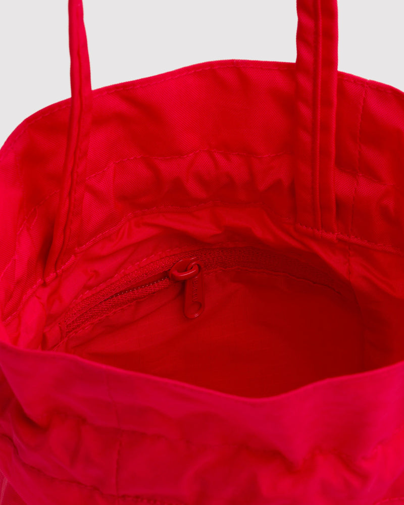BAGGU  Nylon Drawstring Bag - Candy Apple