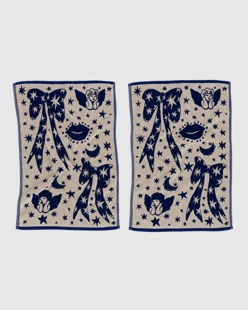 BAGGU.com  Hand Towel Set of 2 - Cherub Bows