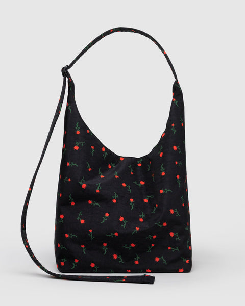 BAGGU.com Crossbody Bags Large Nylon Sling - Painted Wildflower