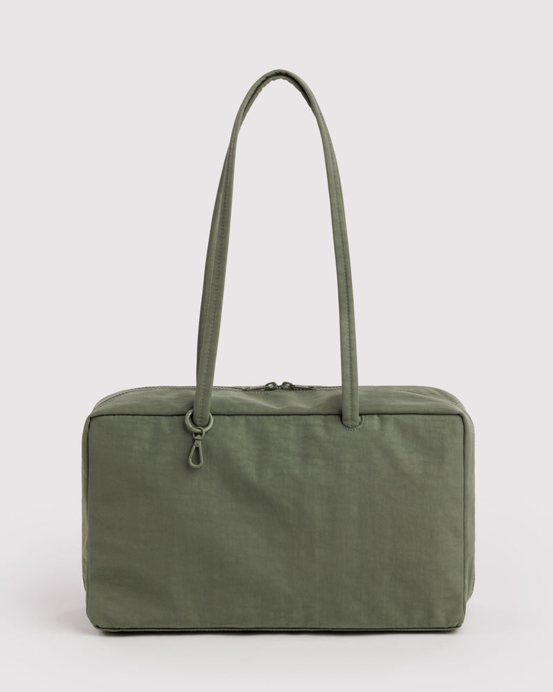 BAGGU  Medium Nylon Bowler Bag - Caper