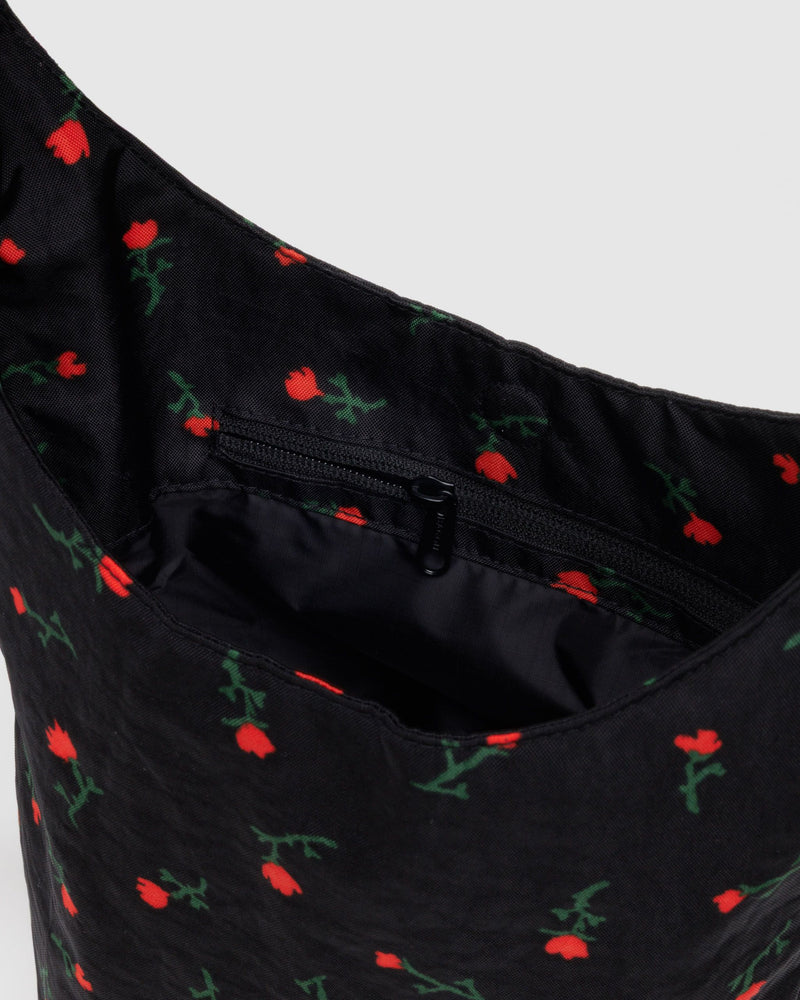 BAGGU.com Crossbody Bags Small Nylon Sling - Painted Wildflower