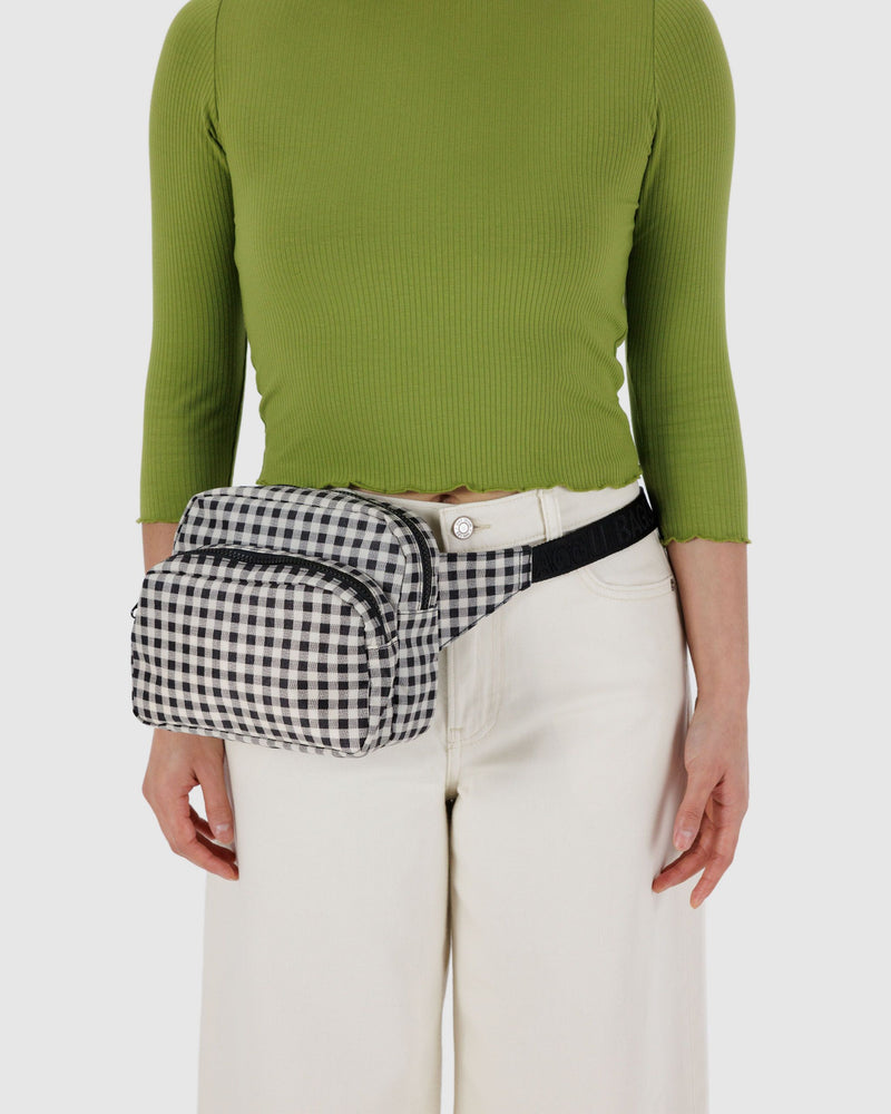 BAGGU Fanny Pack Fanny Pack - Black & White Gingham