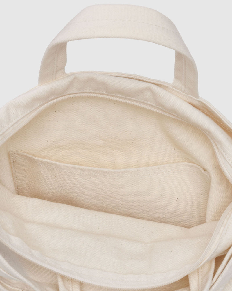 BAGGU.com  Zip Duck Bag - Natural Canvas