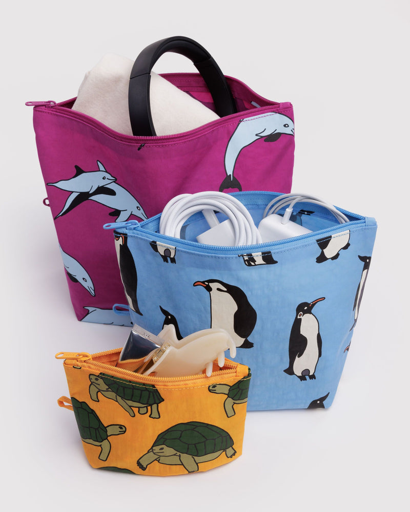 BAGGU  Go Pouch Set - Vacation Animals