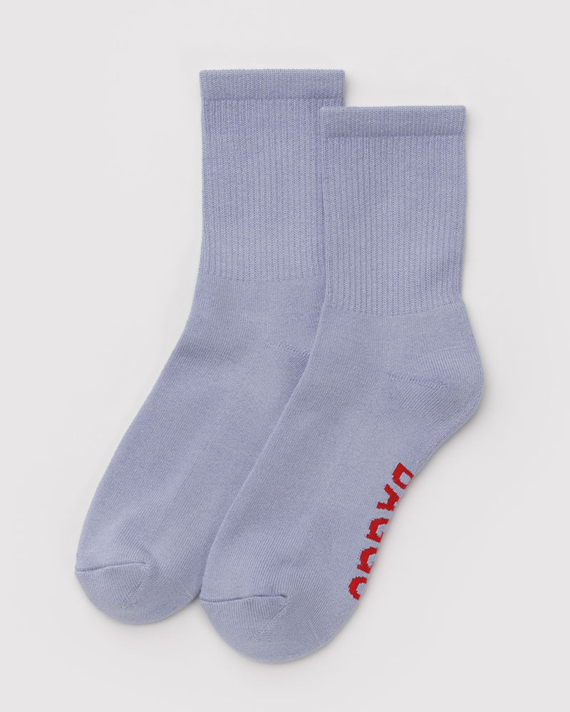 BAGGU  Ribbed Sock - Mist