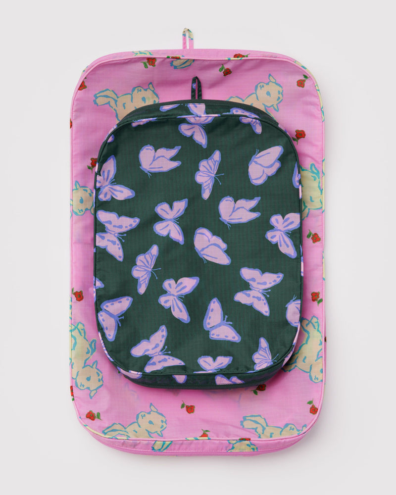 BAGGU  Large Packing Cube Set - Spring Animals