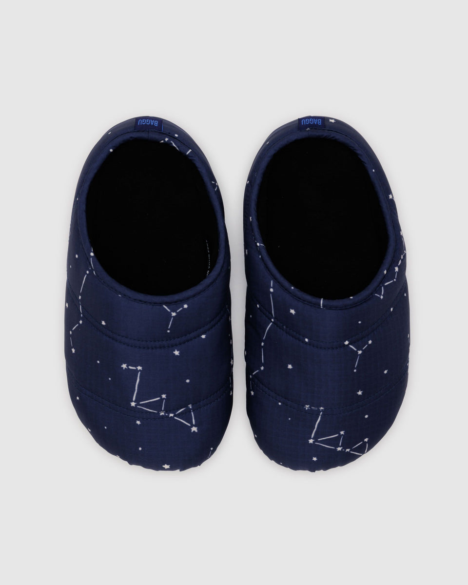 BAGGU PRODUCTS Puffy Slippers - Constellation Midnight