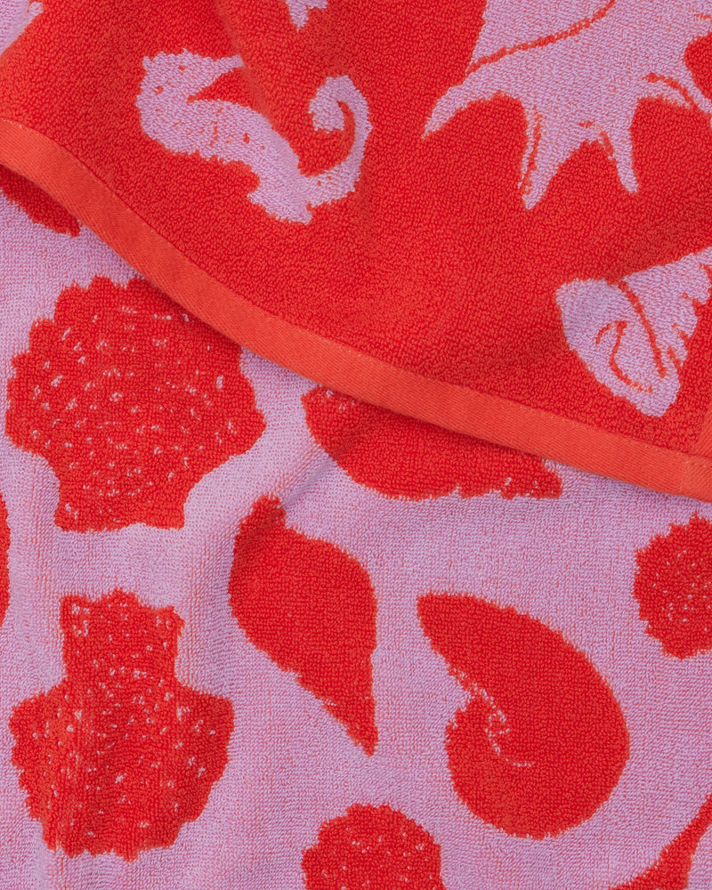 BAGGU  Bath Towel - Sea Shells