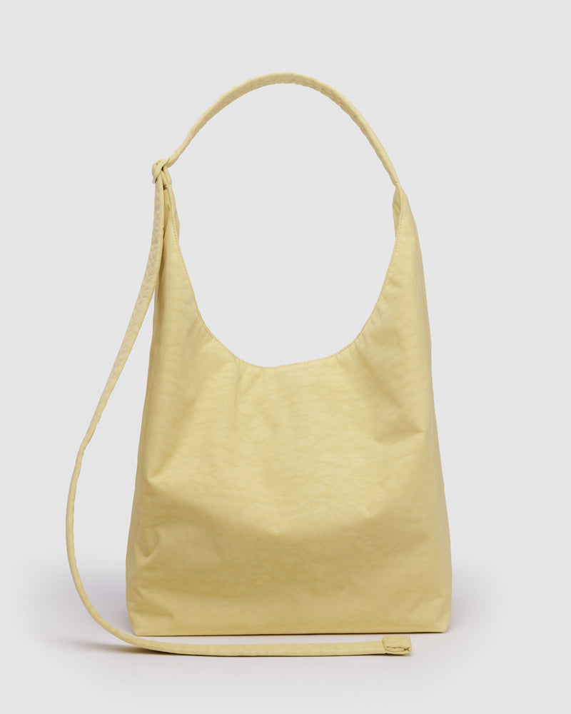 BAGGU.com Crossbody Bags Large Nylon Sling - Butter