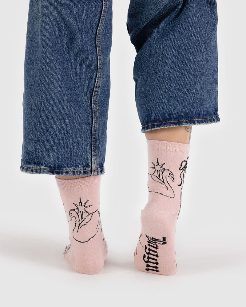 BAGGU ALL PRODUCTS Crew Sock - Ballet Icons