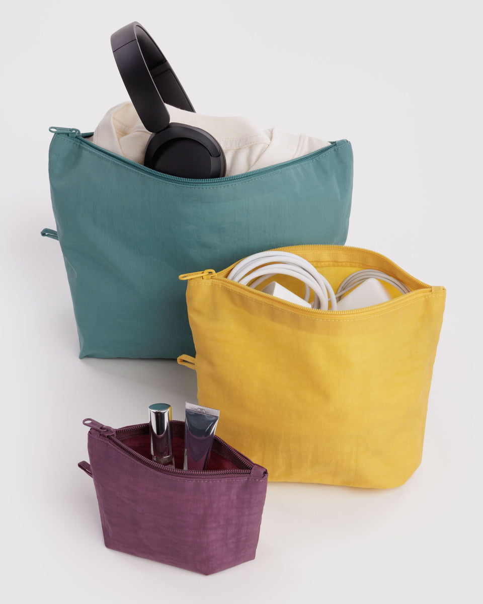 BAGGU Travel Go Pouch Set - Jewel Mix