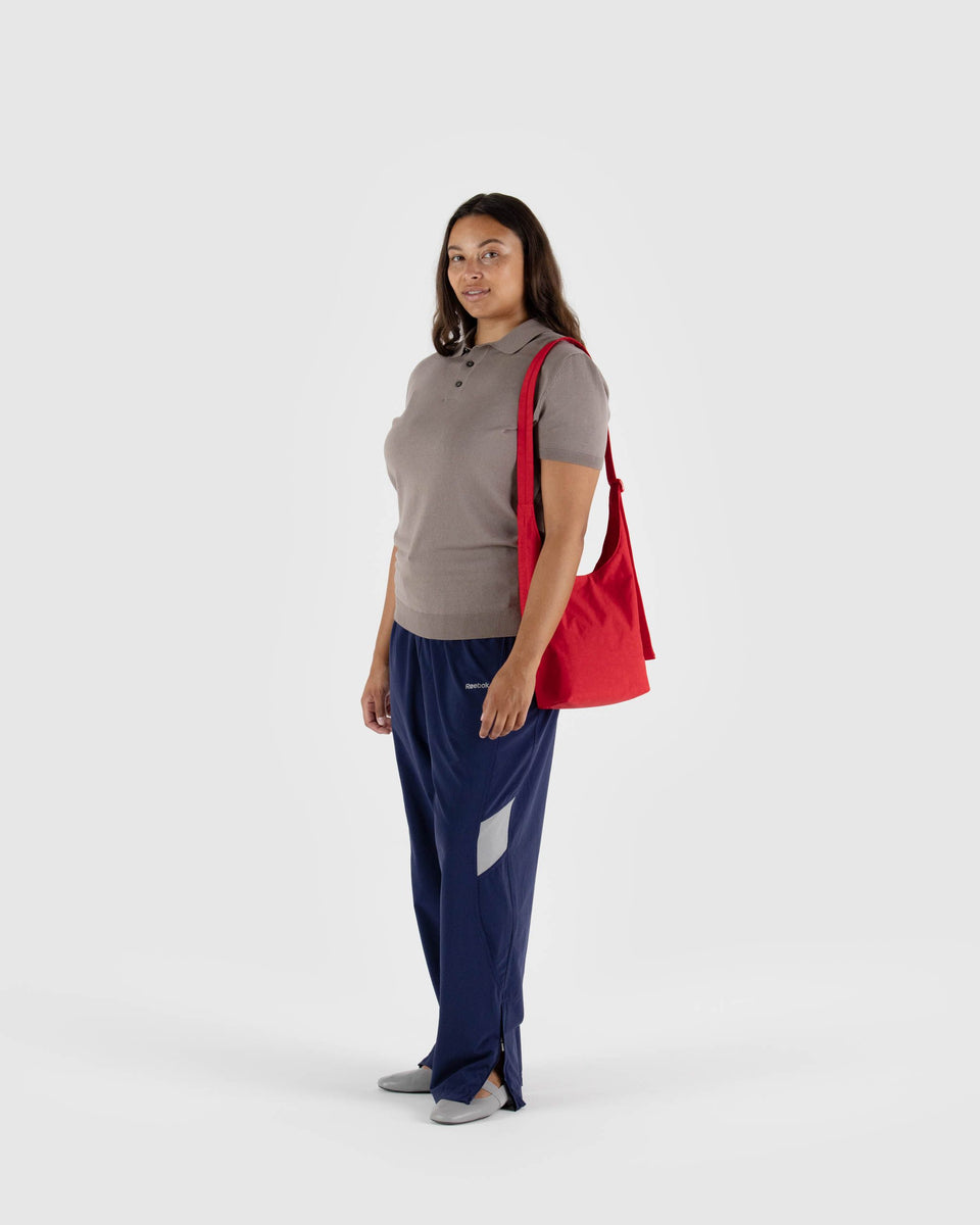 BAGGU.com Crossbody Bags Small Nylon Sling - Candy Apple