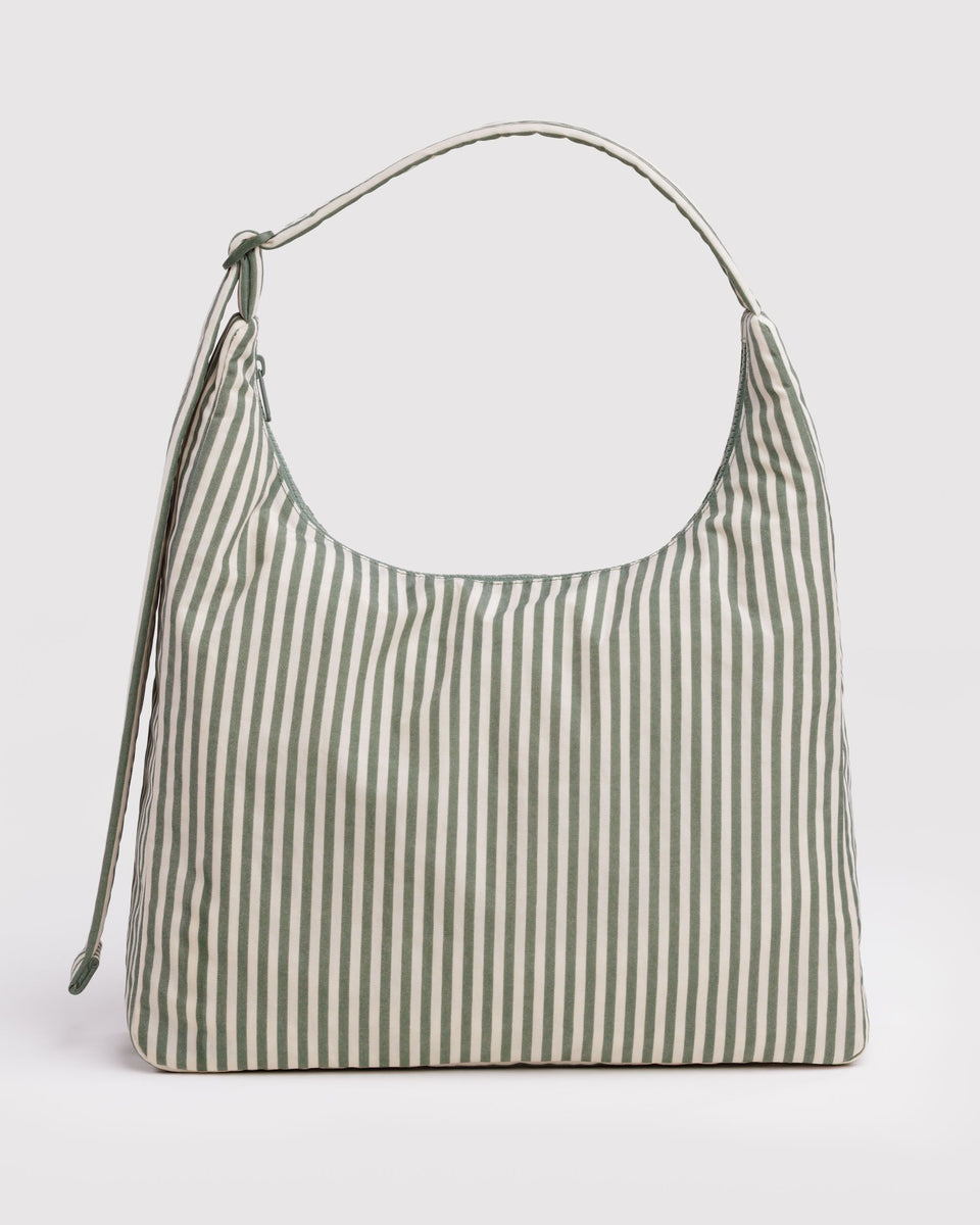 BAGGU Products Nylon Shoulder Bag - Sage Stripe