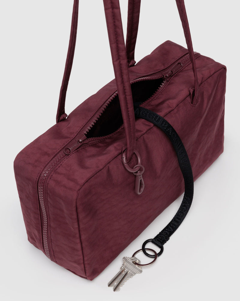 BAGGU ALL PRODUCTS Nylon Bowler Bag - Mahogany