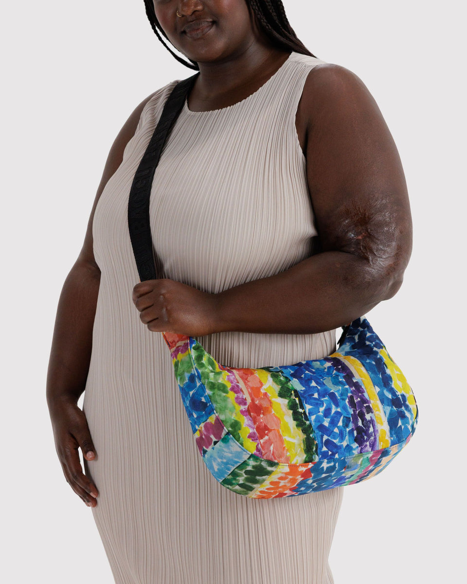 BAGGU New Arrivals Medium Nylon Crescent Bag - Untitled Alma Woodsey Thomas
