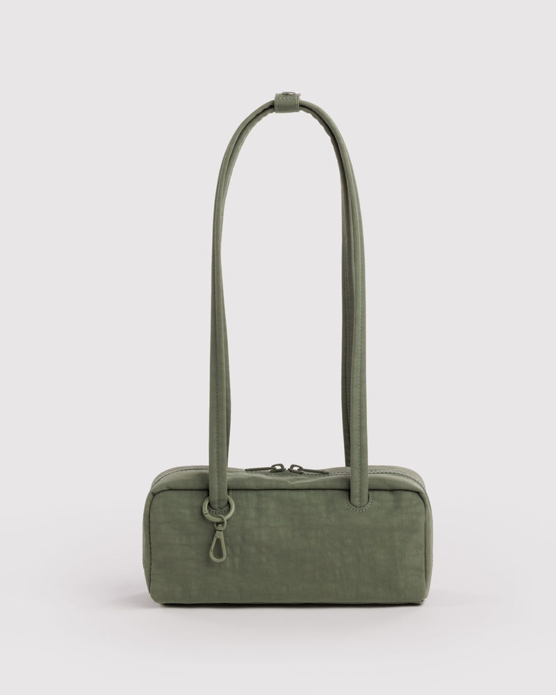BAGGU  Small Nylon Bowler Bag - Caper