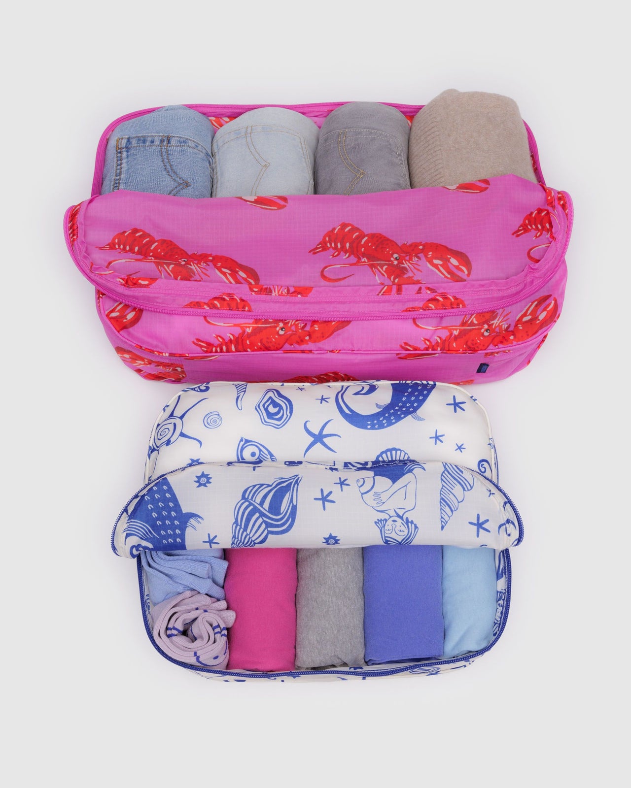 Large Packing Cube Set - Sea Creatures