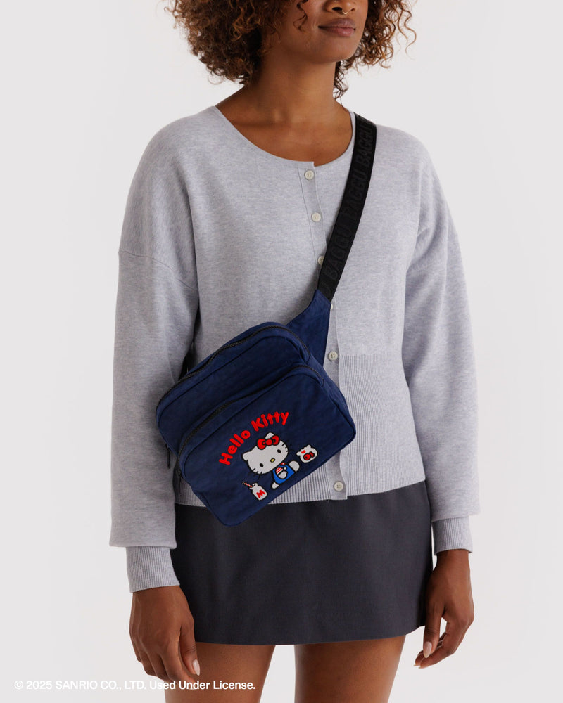 BAGGU  Fanny Pack - Embroidered Hello Kitty Milkshake
