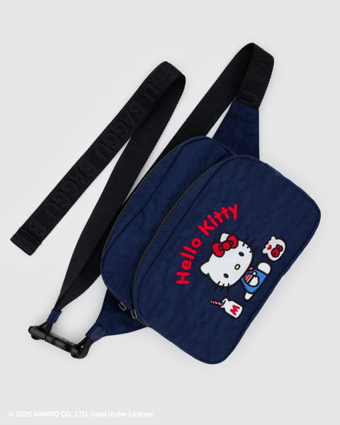 BAGGU.com Crossbody Bags Fanny Pack - Embroidered Hello Kitty Milkshake