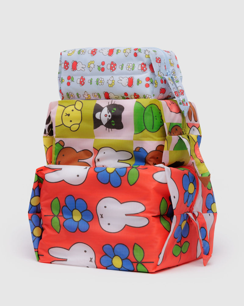 BAGGU  3D Zip Set - Miffy