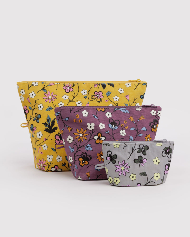 BAGGU  Go Pouch Set - Wildwood Mix