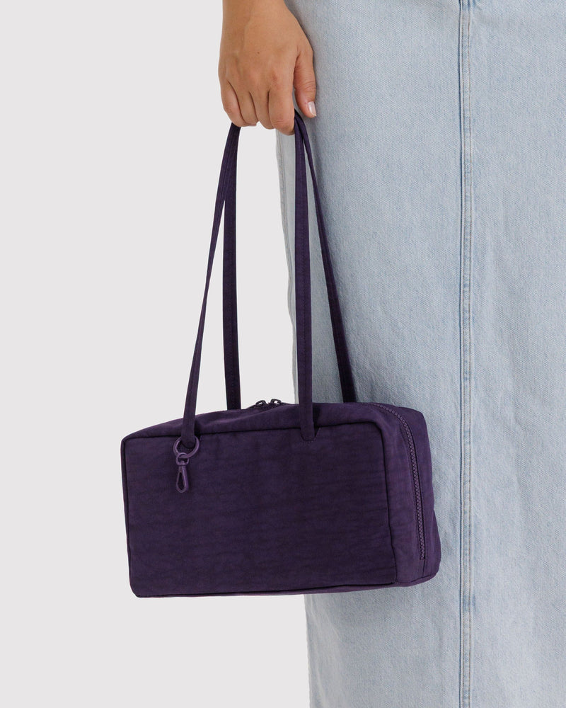 BAGGU  Nylon Bowler Bag - Fig