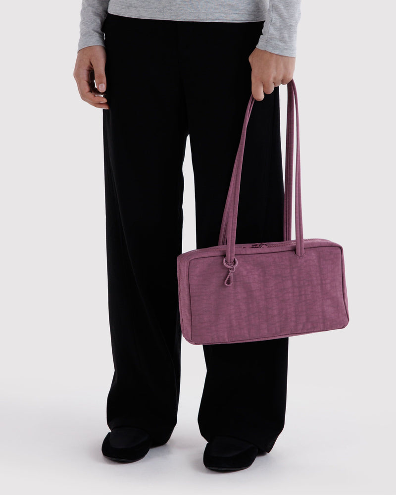BAGGU  Nylon Bowler Bag - Wild Plum