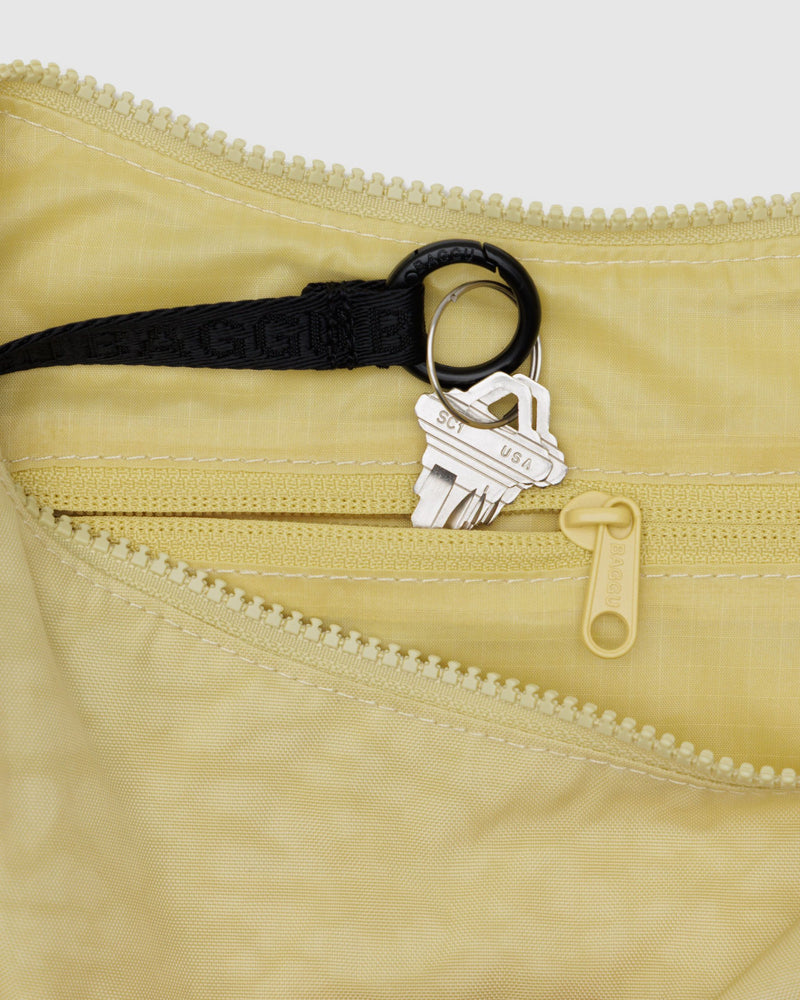 BAGGU.com Crossbody Bags Medium Nylon Crescent Bag - Butter