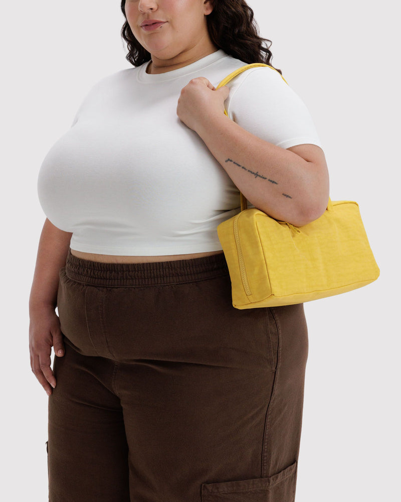 BAGGU  Nylon Bowler Bag - Sunflower