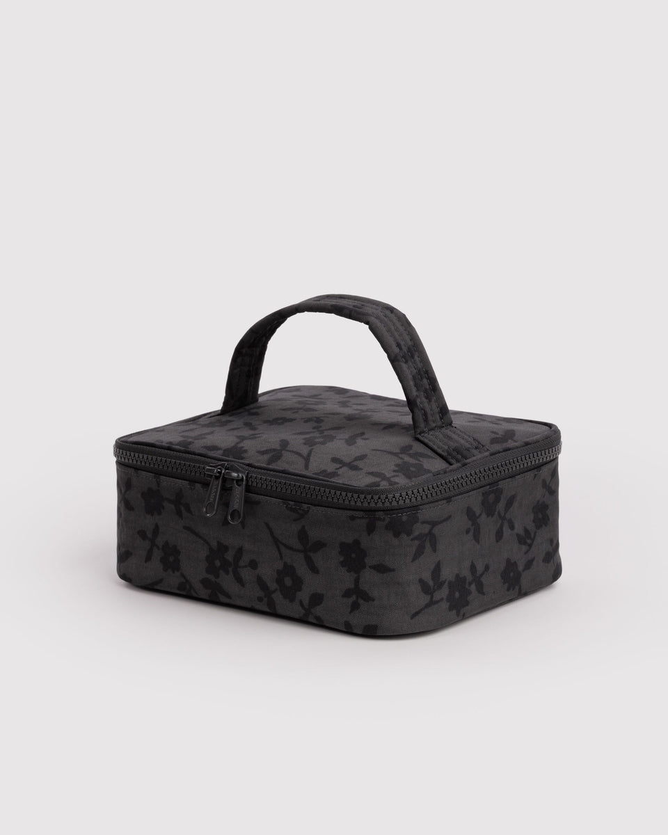 BAGGU New Arrivals Small Cosmetic Case - Charcoal Ditsy Floral