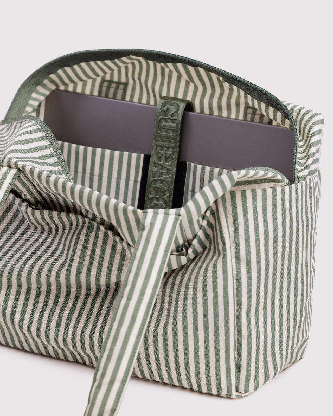 Everyday Cloud Bag - Sage Stripe