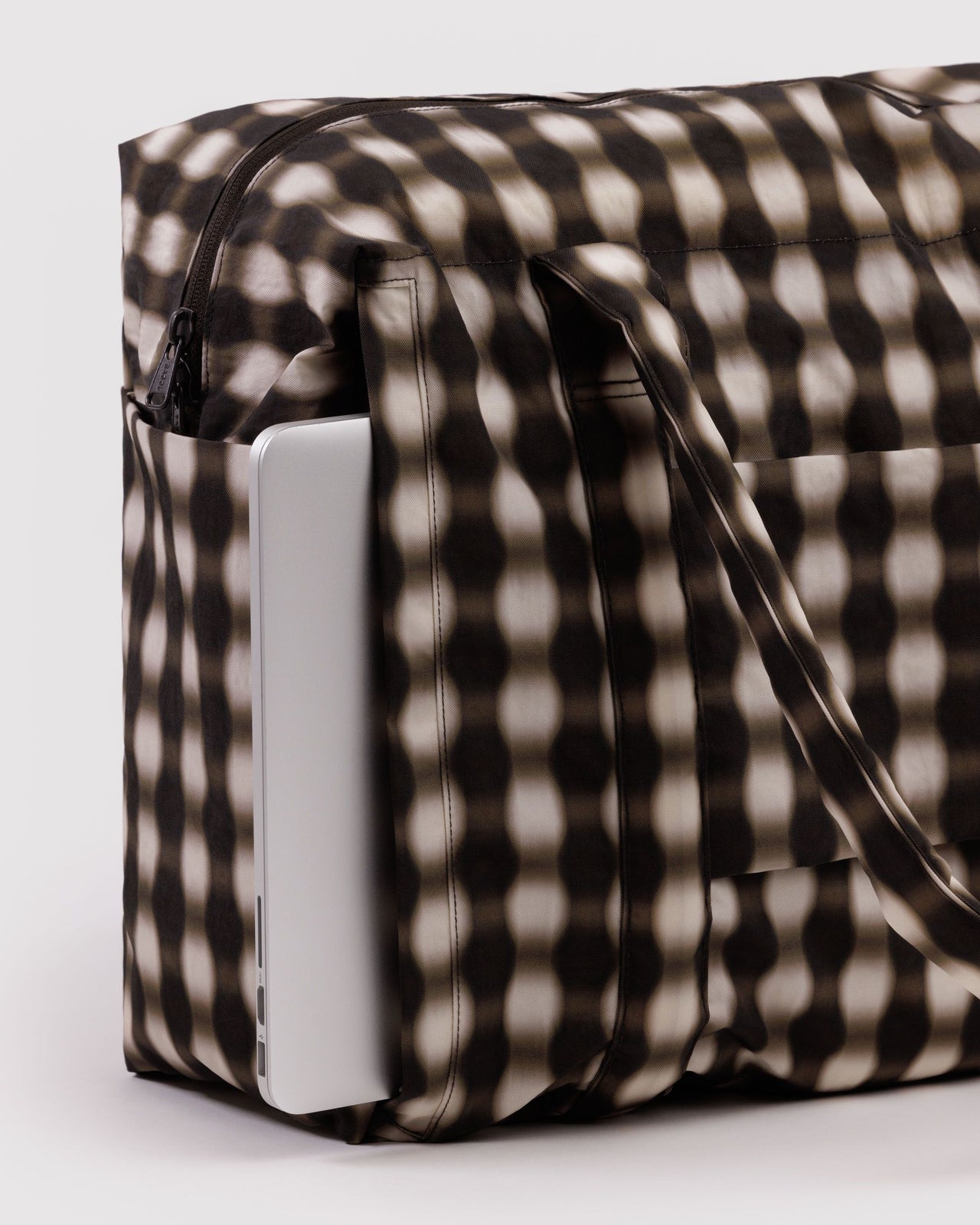 Cloud Carry-on - Blurred Gingham Brown