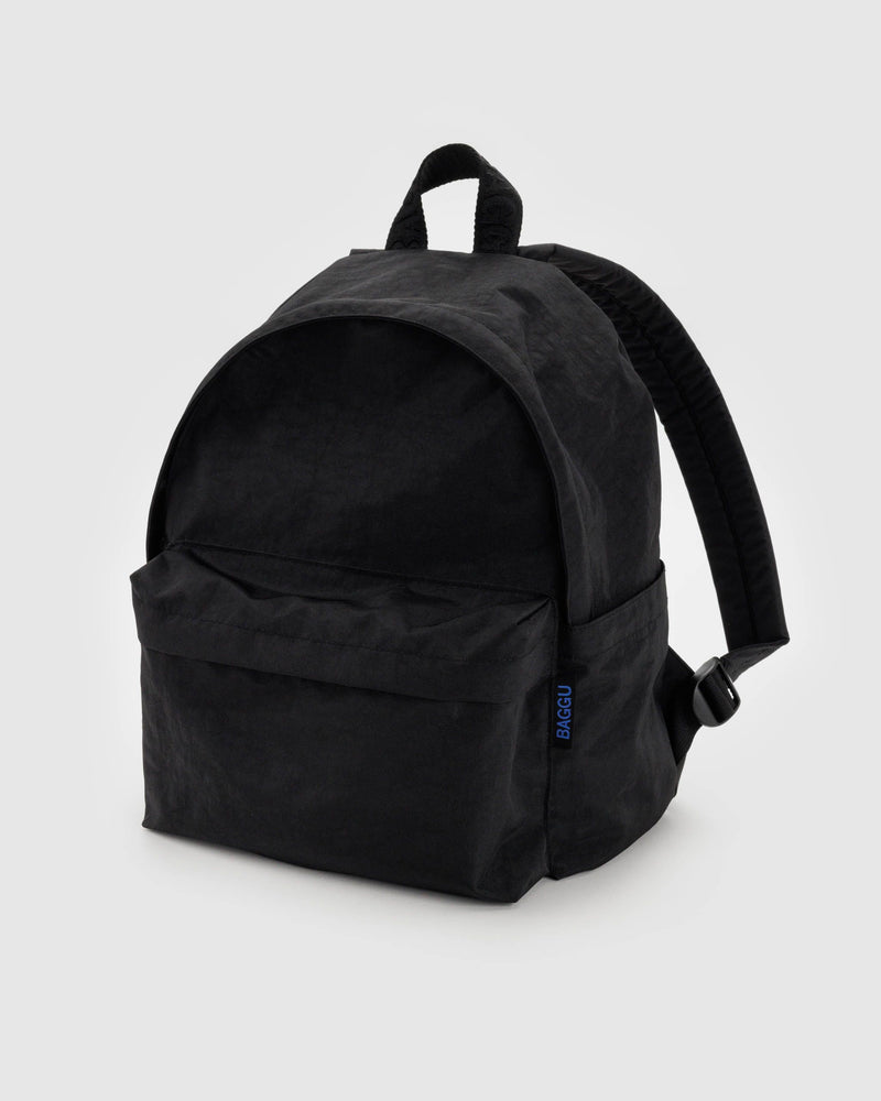 BAGGU  Medium Nylon Backpack - Black