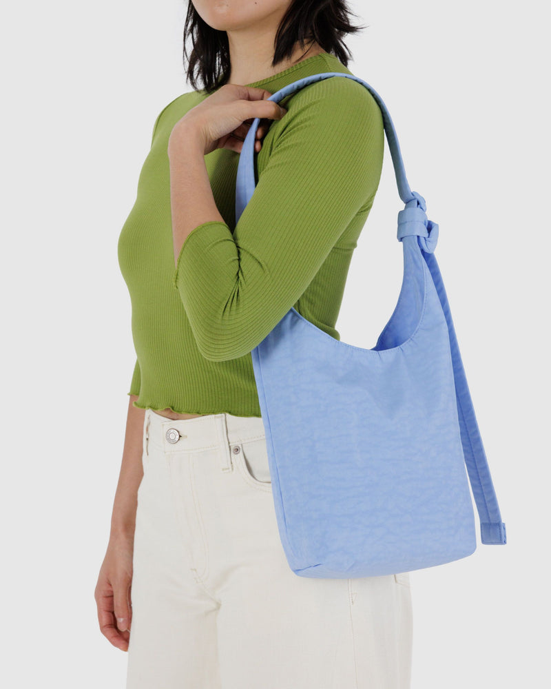 BAGGU.com Crossbody Bags Small Nylon Sling - French Blue