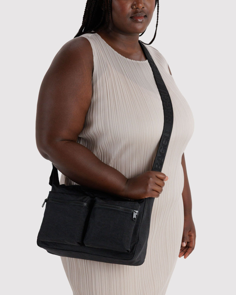 BAGGU  Medium Cargo Crossbody - Black