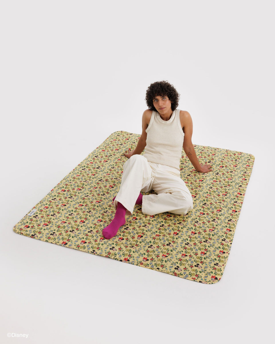 BAGGU Products Puffy Picnic Blanket - Storybook Floral