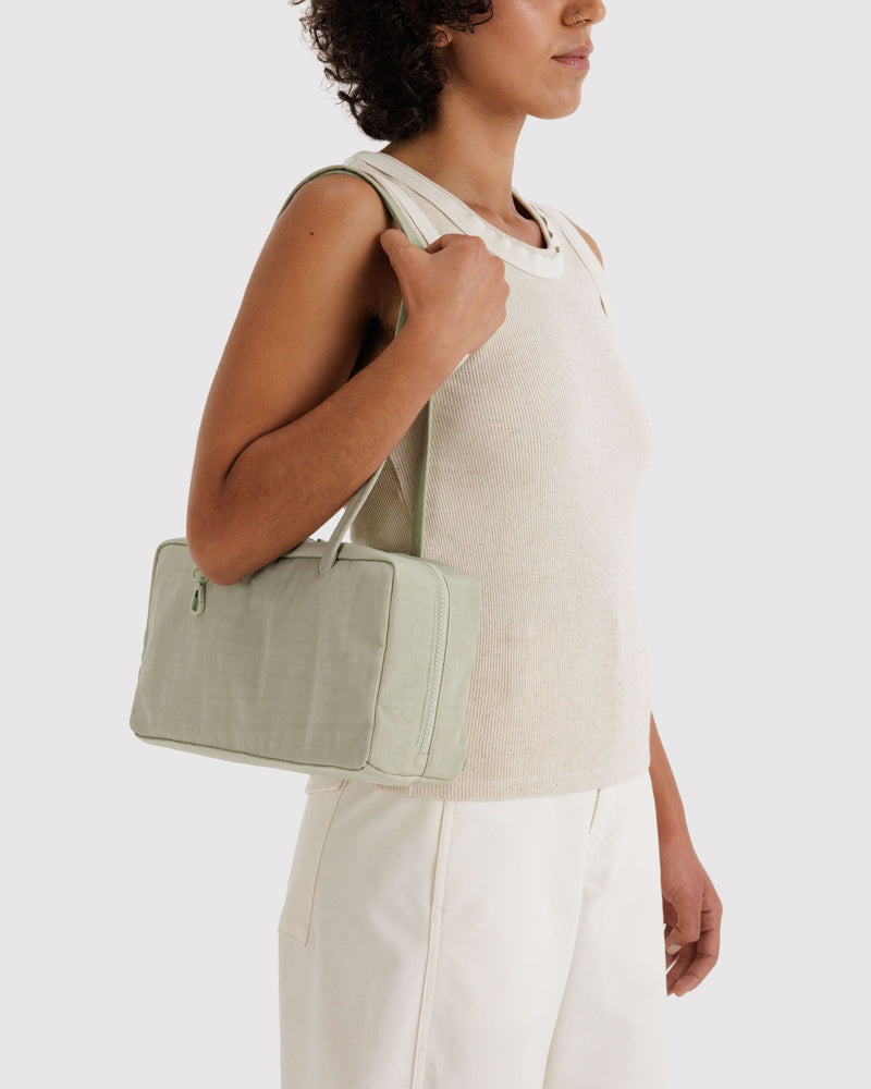 BAGGU  Nylon Bowler Bag - Celadon