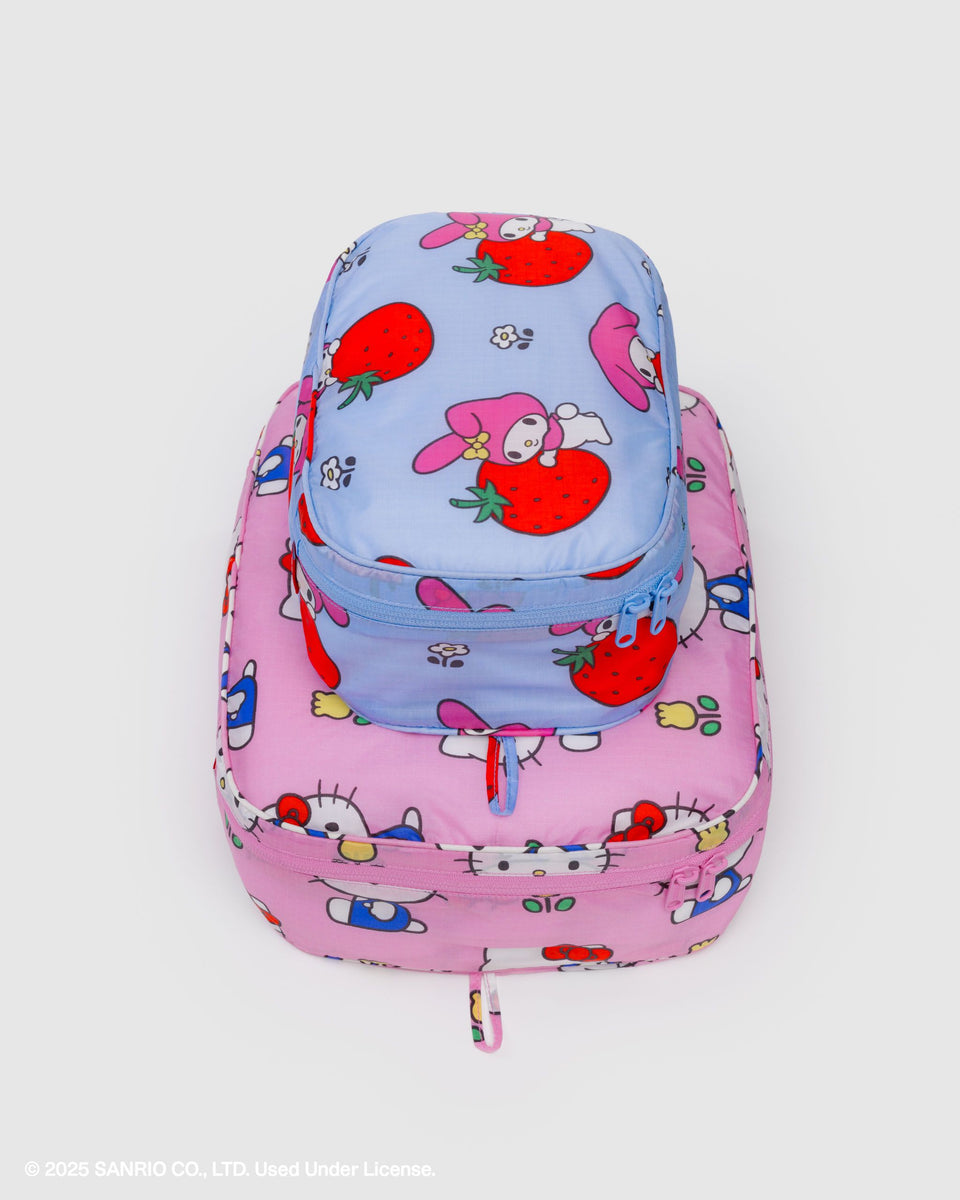 BAGGU Products Packing Cube Set - Hello Kitty and Friends Florals