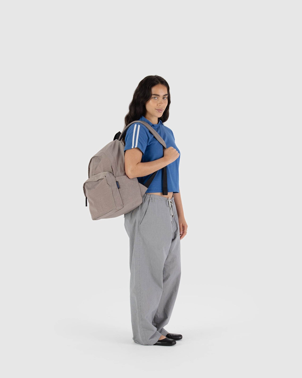 Large Nylon Backpack - Dove