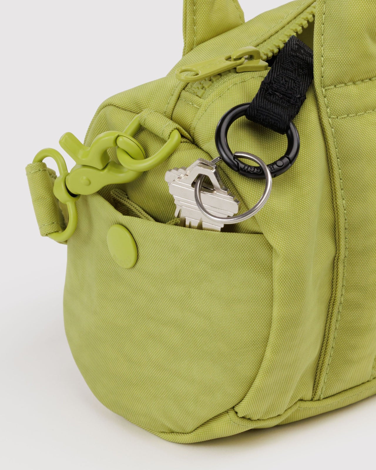 Small Nylon Duffle Bag - Chartreuse