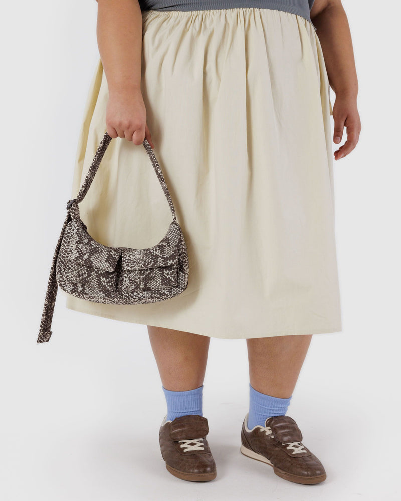 BAGGU.com  Cargo Shoulder Bag - Snakeskin