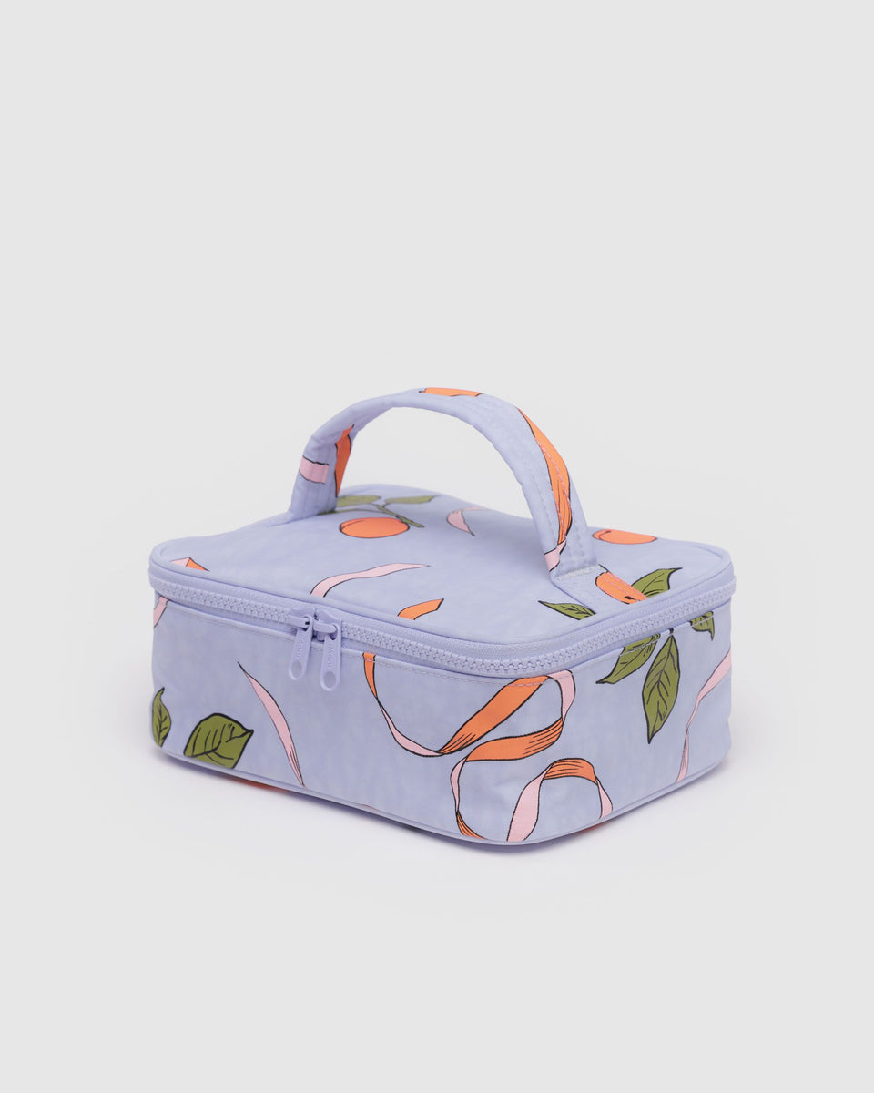 BAGGU PRODUCTS Small Cosmetic Case - Apricots & Ribbons