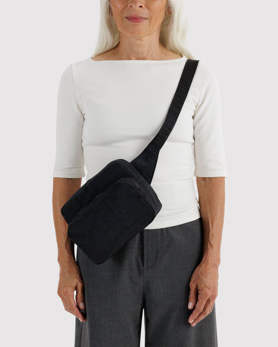 BAGGU Crossbody Bags Fanny Pack - Black