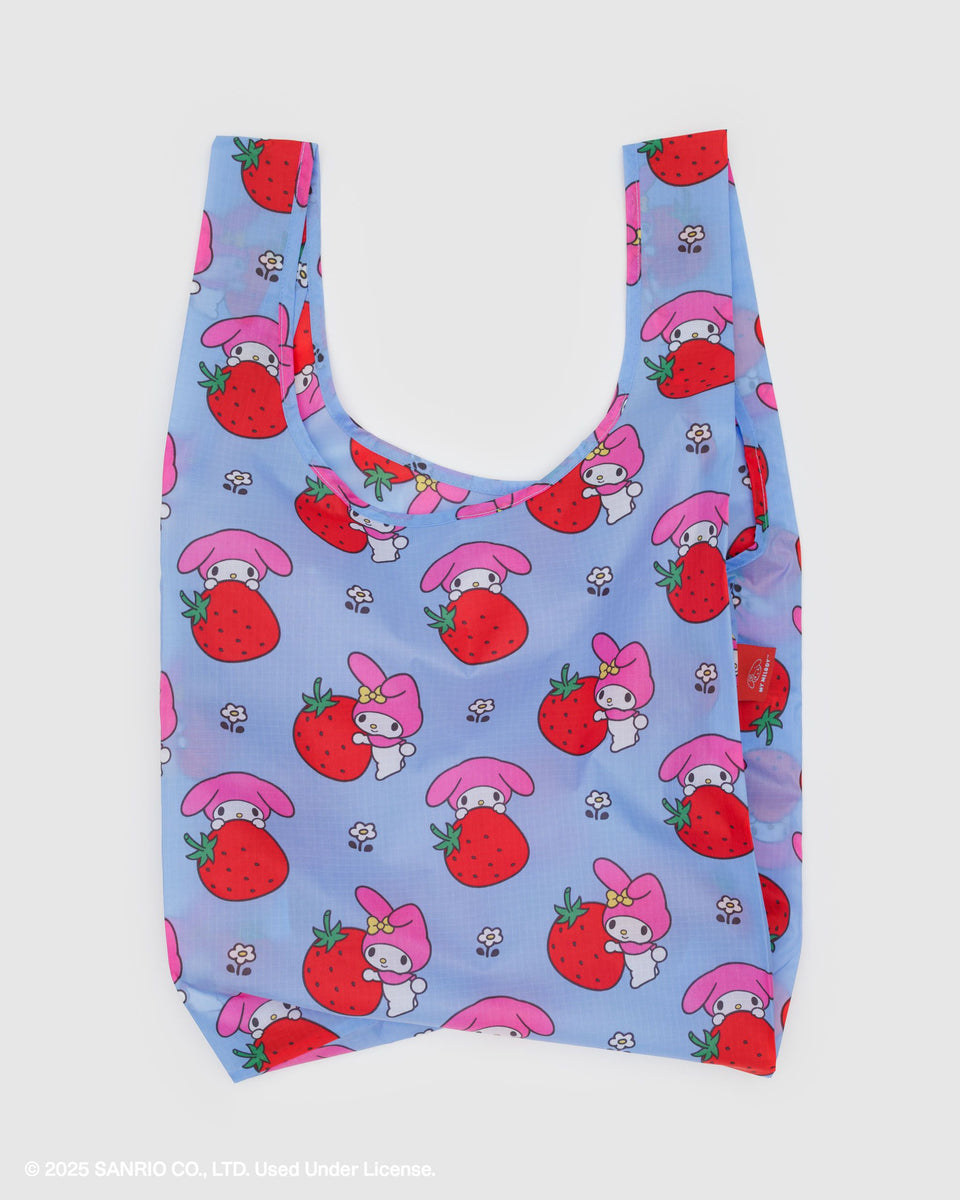 BAGGU Recycled Ripstop Nylon Standard Baggu - My Melody Strawberry