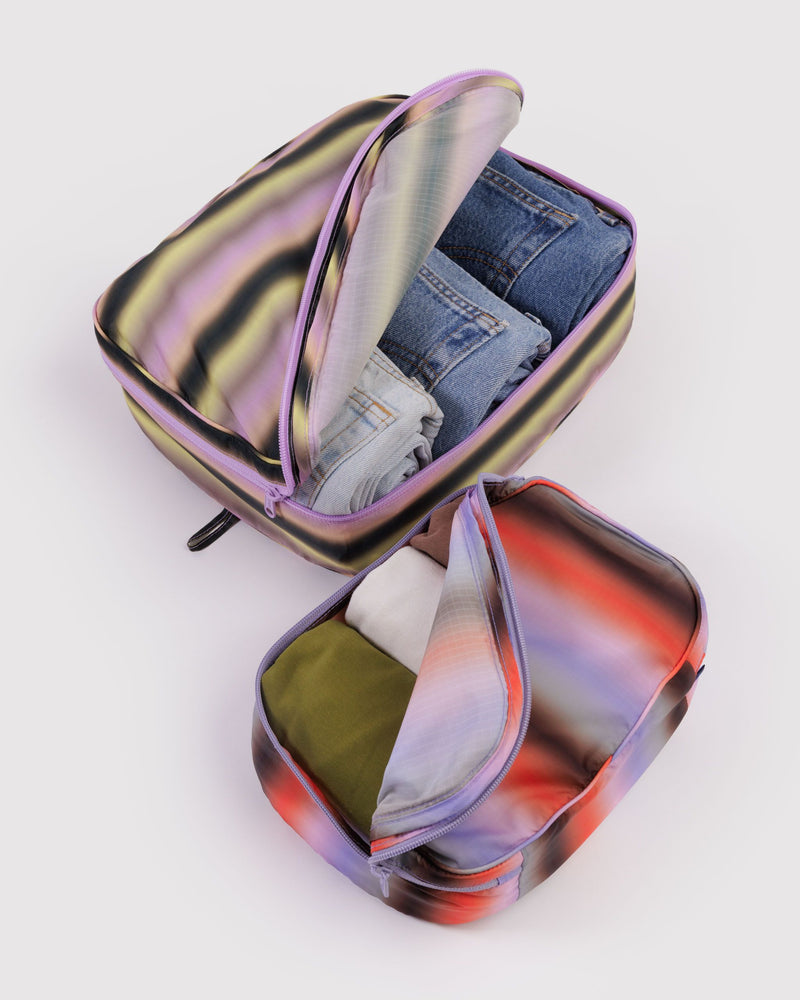 BAGGU  Packing Cube Set - Gradient Stripes